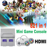 821 Games in 1 HDMI Retro Mini Game Console Classic Video Game with 2 Controller