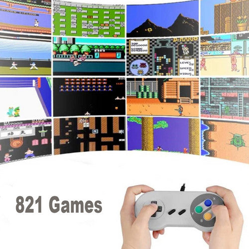 Video Games: 821 Games in 1 HDMI Retro Mini Game Console Classic Video Game with 2 Controller