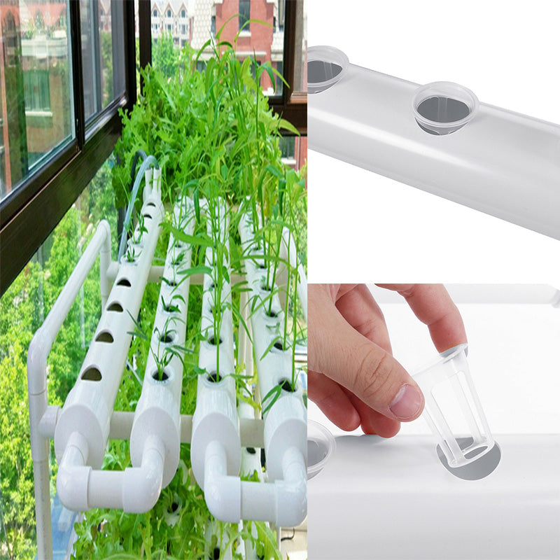 Gardening Accessories: 108 Plant Sites Hydroponic Grow Tool Kit Vegetable Garden Hydroponic Grow System