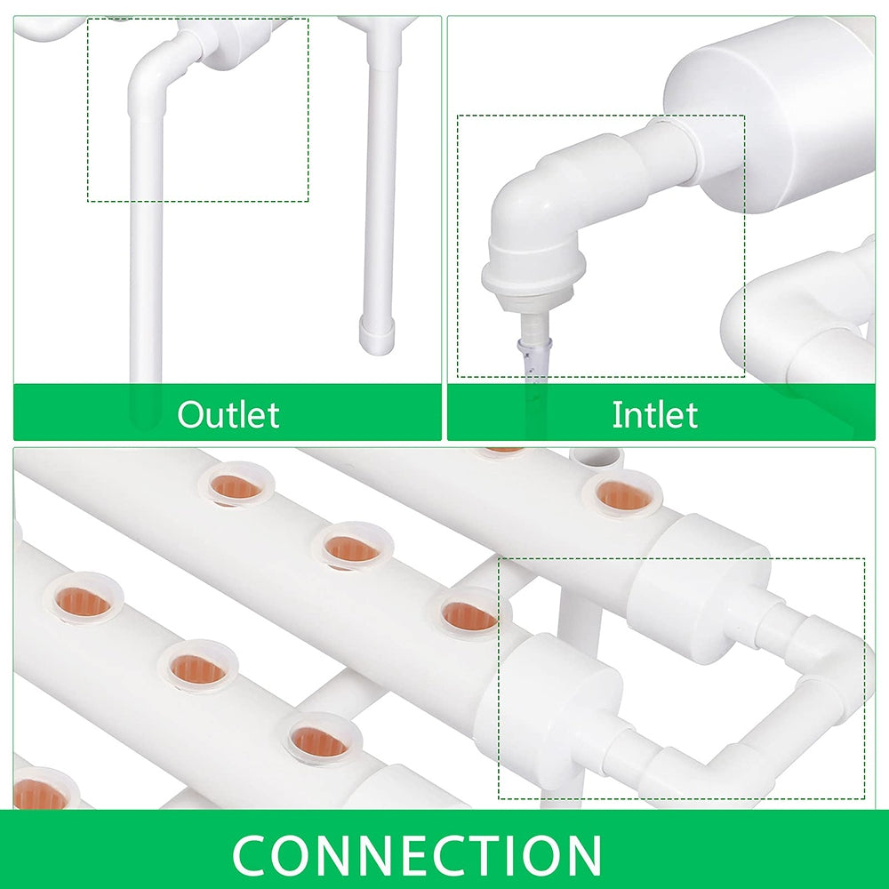 Gardening Accessories: 36 Sites Hydroponic Grow Tool Kits Vegetable Garden System 220V Water Pump