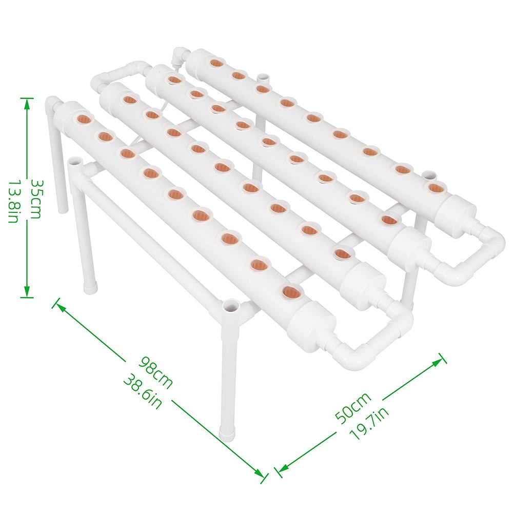 Gardening Accessories: 36 Sites Hydroponic Grow Tool Kits Vegetable Garden System 220V Water Pump