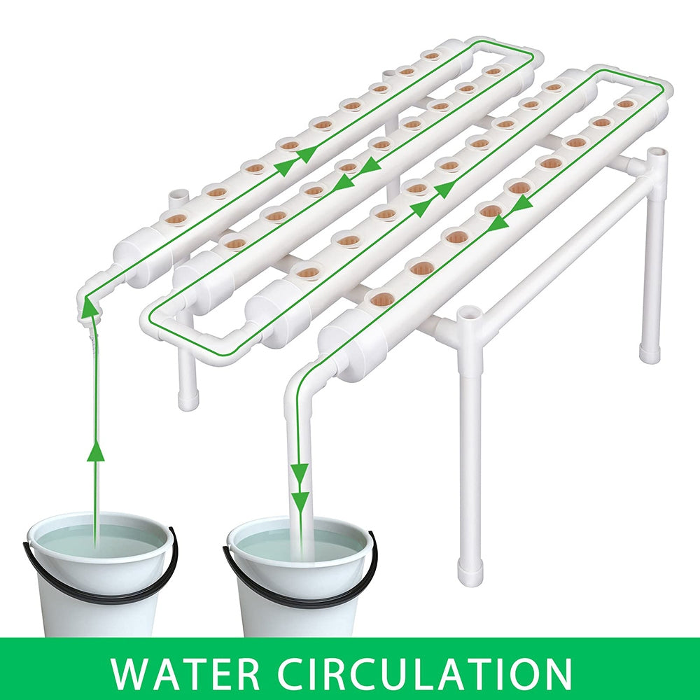 Gardening Accessories: 36 Sites Hydroponic Grow Tool Kits Vegetable Garden System 220V Water Pump