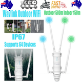 Bridges & Routers: WAVLINK AC1200 Outdoor WiFi Dual Band Long Range Aerial HD4 Extender WiFi Router