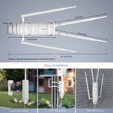 Bridges & Routers: WAVLINK AC1200 Outdoor WiFi Dual Band Long Range Aerial HD4 Extender WiFi Router