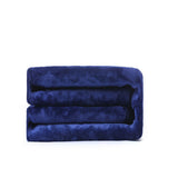 Blankets & Throws: Double-side Flannel Heated Electric Throw Rug Blanket Fast Heating Warm Washable BLUE
