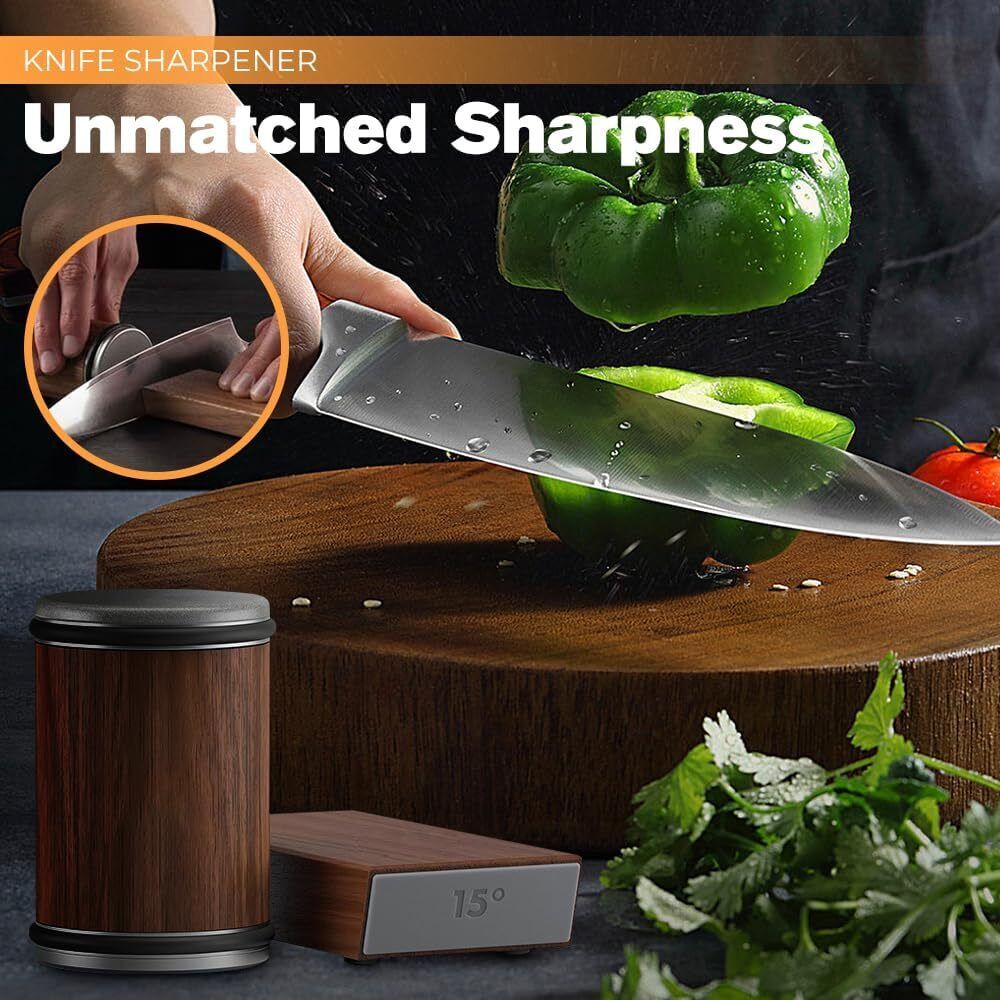 Kitchen Utensils: Rolling Knife Sharpener Kit For Straight Edge Roller Knife Sharpening Gift setAU