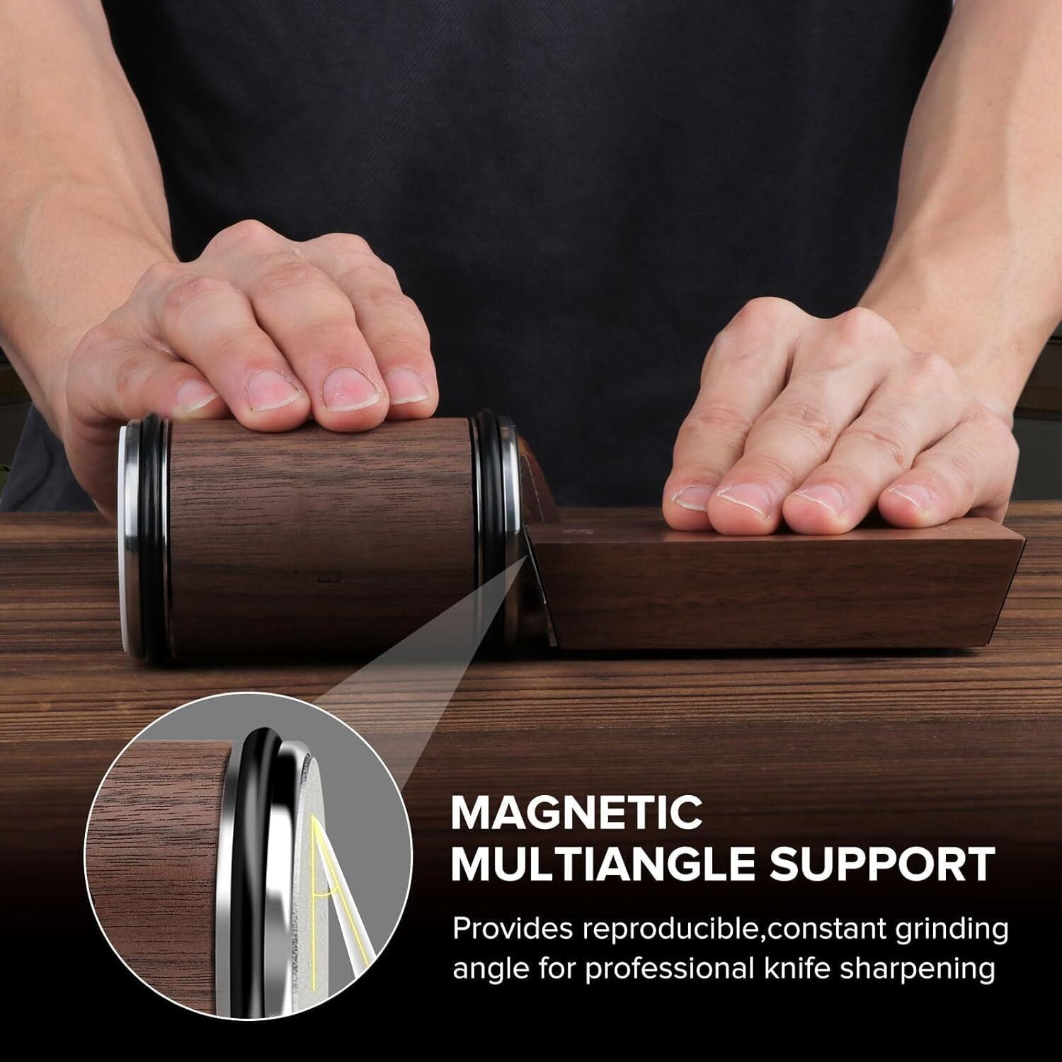 Kitchen Utensils: Rolling Knife Sharpener Kit For Straight Edge Roller Knife Sharpening Gift setAU