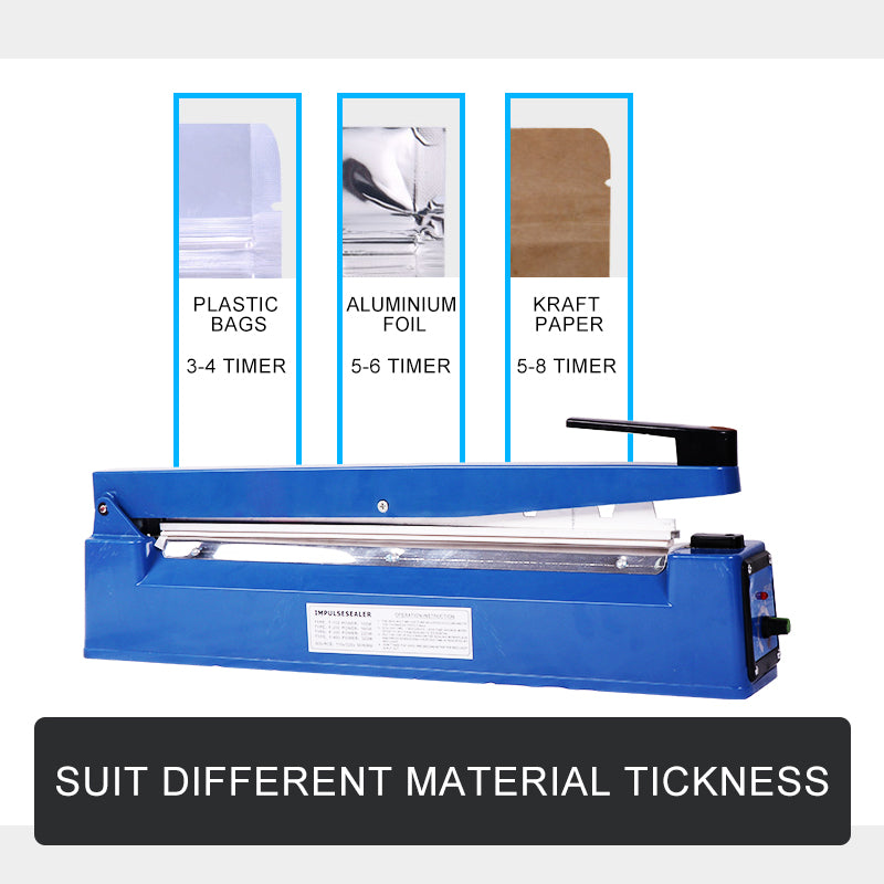 Kitchen Utensils: 400mm Electric Heat Sealer Sealing Machine Impulse Plastic Poly Bag AU PLUG