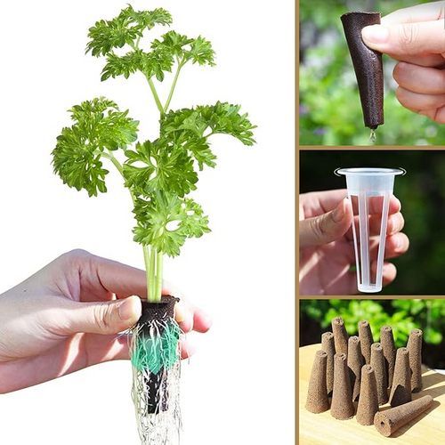 Hydroponics Plant Growing System 12 Pods Indoor Herb Garden Kit Led Light 4L WHITE