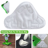 Food Storage: 5PCS Stick On White Washable Cleaning Pads Microfiber For X5 Steam Mop H20 H2O