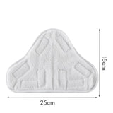 Food Storage: 5PCS Stick On White Washable Cleaning Pads Microfiber For X5 Steam Mop H20 H2O