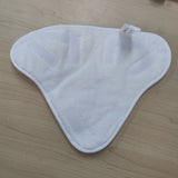 Food Storage: 5PCS Stick On White Washable Cleaning Pads Microfiber For X5 Steam Mop H20 H2O