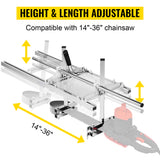 Power Saws: Chainsaw Mill For Saws 14"-36" Bar Furniture Making Wood Cutting Aluminum Steel