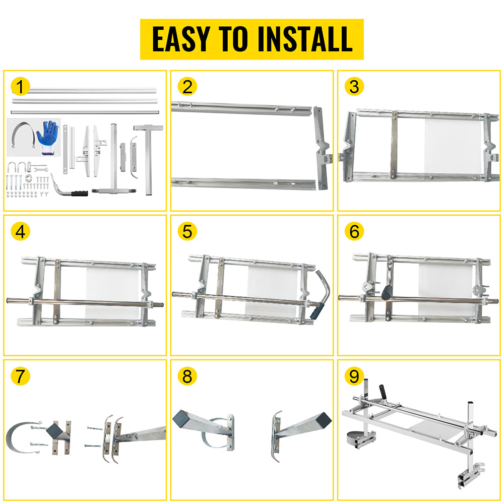 Power Saws: Chainsaw Mill For Saws 14"-36" Bar Furniture Making Wood Cutting Aluminum Steel