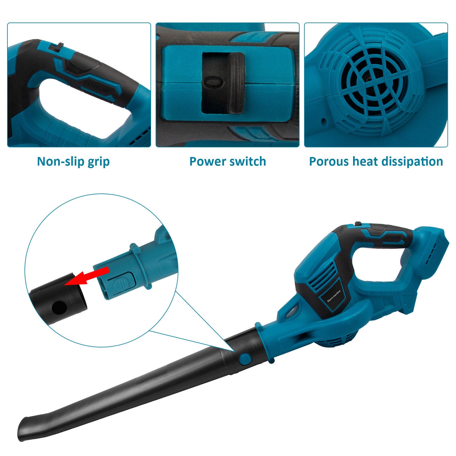 Gardening Tools: Cordless Leaf Blower Dust Tools Garden Lightweight for Makita 18V  Battery AU