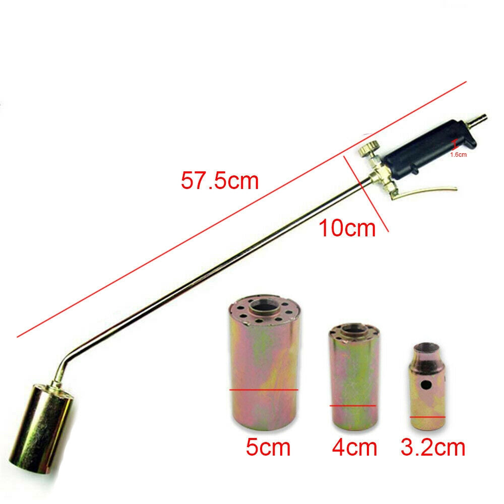 Gardening Tools: Weed Torch Burner Kit Shrub Weed Grass Killer Butane Gas Garden Tools Nozzl Hose