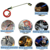 Gardening Tools: Weed Torch Burner Kit Shrub Weed Grass Killer Butane Gas Garden Tools Nozzl Hose