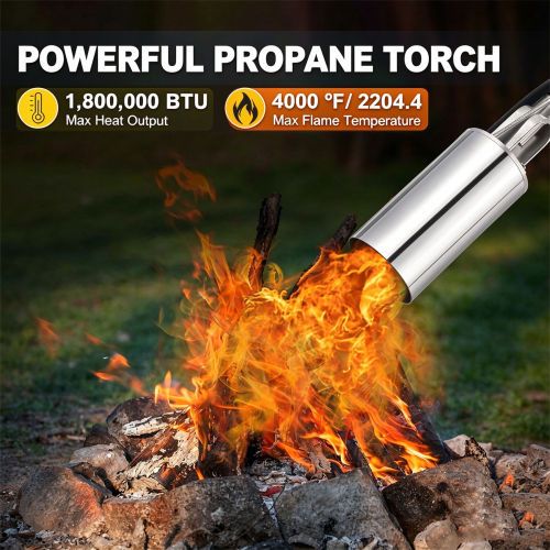 Upgrade  Propane Torch Weed Burner with 9.84FT Hose 1,800,000 BTU High-Output AU