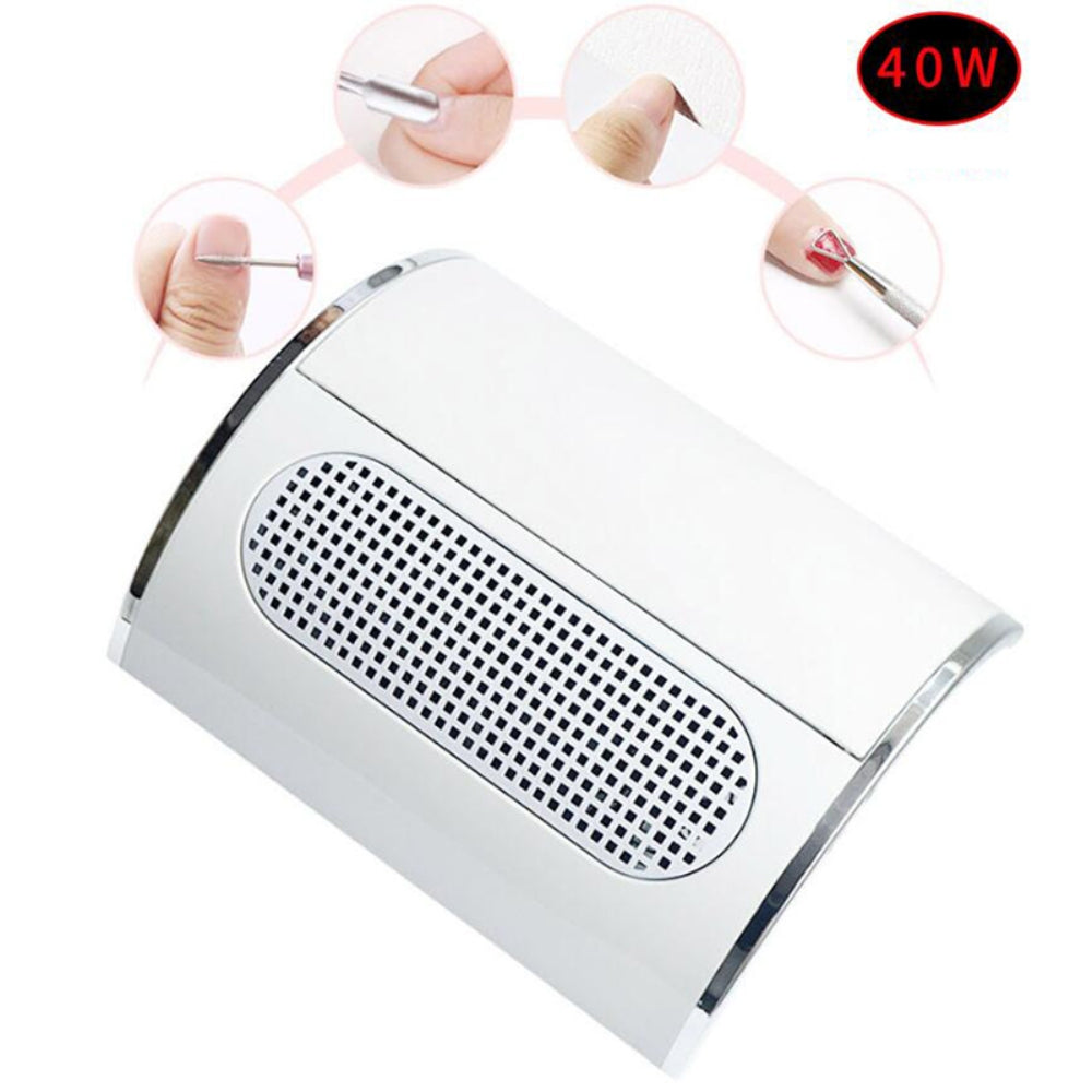 Nail Care: Nail Dust Collector Remover Fan Vacuum Cleaner 3 Fan Suction Manicure Machine