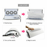 Nail Care: Nail Dust Collector Remover Fan Vacuum Cleaner 3 Fan Suction Manicure Machine