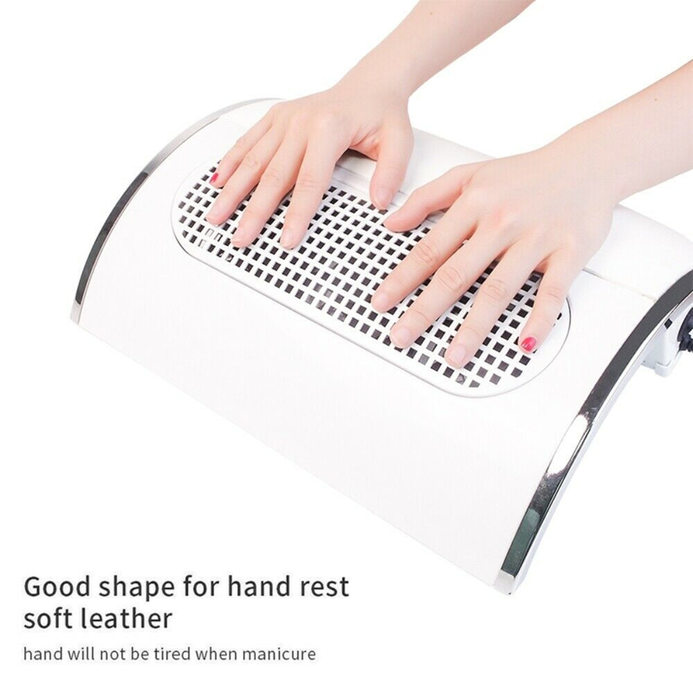 Nail Care: Nail Dust Collector Remover Fan Vacuum Cleaner 3 Fan Suction Manicure Machine