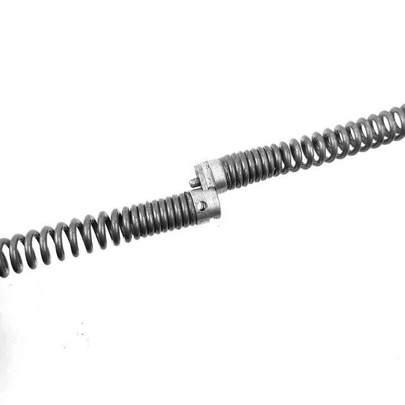 Kitchen & Bathroom DIY: Plumber Drain Snake Pipe Metal Cleaner Pipeline Sewer 12M + 6 Drill Bit Tool DIY
