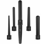 Hair Styling Products: 5 in 1 Hair Curler Wand Set Ceramic Styling Curling Iron Roller Barrel LED+Glove