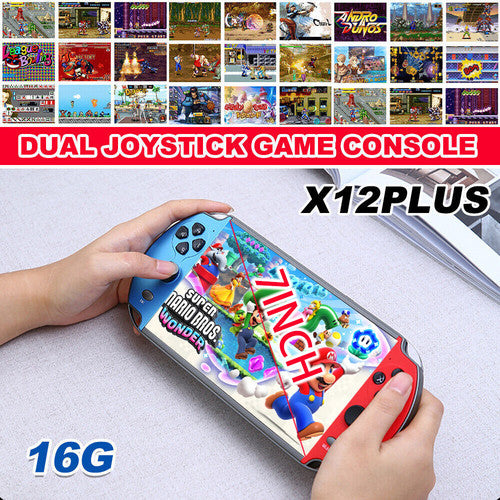 Video Games: 20000+ Retro Games 7 inch Handheld Game Consoles Portable Games Console X12 Plus