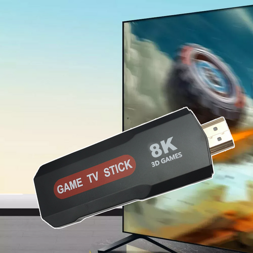 Video Games: 128GB 2025 NEW 8K HDMI Video Game Stick Console 55000+ 2 Wireless Controller