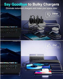 1000W GaN Fast Charging Station 10Ports USB&Type-C for iPhone, Laptops, MacBook