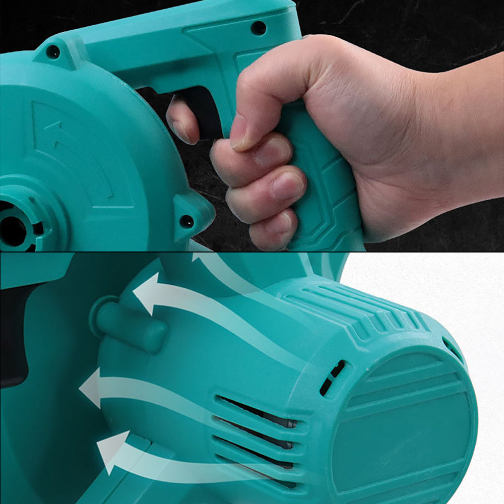 Gardening Tools: 2-in-1 Cordless Electric Leaf Blower Dust Suction Vacuum Cleaner With 2 Battery