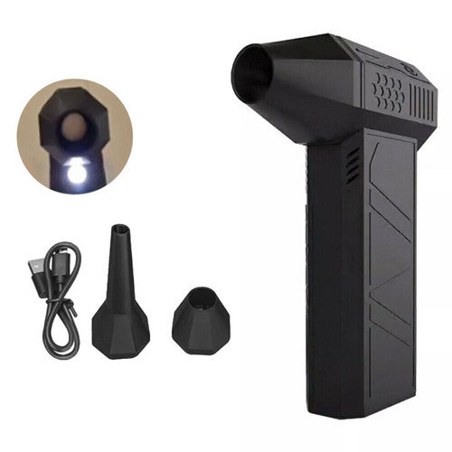 Leaf Blowers: 130000 RPM Powered  Mini Jet Fan Dry Fan Mini Blower Turbo Fan Multifunctional