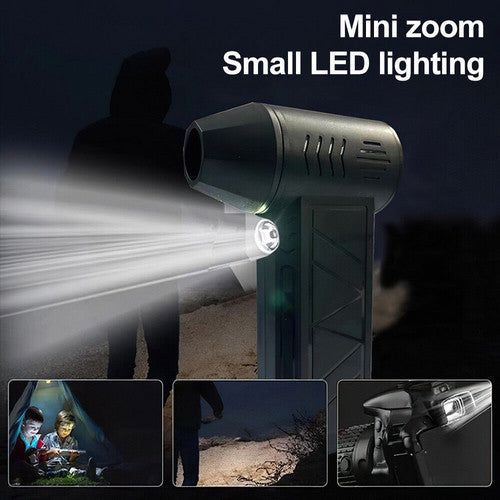 Leaf Blowers: 130000 RPM Powered  Mini Jet Fan Dry Fan Mini Blower Turbo Fan Multifunctional