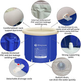 Kitchen & Bathroom DIY: Portable Bathtub Bath Tub Folding Bathtub Portable PVC Water Tub Spa Bath Tub
