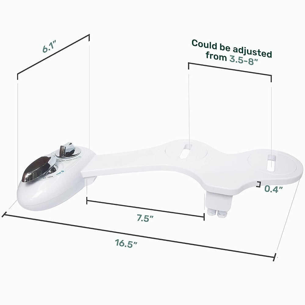 Toilet & Bidet Accessories: Toilet Bidet Seat Spray Hygiene Water Wash Clean Sanitation Bathroom Attachment