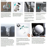Toilet & Bidet Accessories: Toilet Bidet Seat Dual Nozzles Bidet Non Electric Toilet Water Sprayer Bathroom
