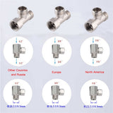 Toilet & Bidet Accessories: Toilet Bidet Seat Dual Nozzles Bidet Non Electric Toilet Water Sprayer Bathroom
