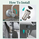 Toilet & Bidet Accessories: Bidet Toilet Seat Dual Nozzles Self-Cleaning Wash Hot Cold Mixer Water Sprayer