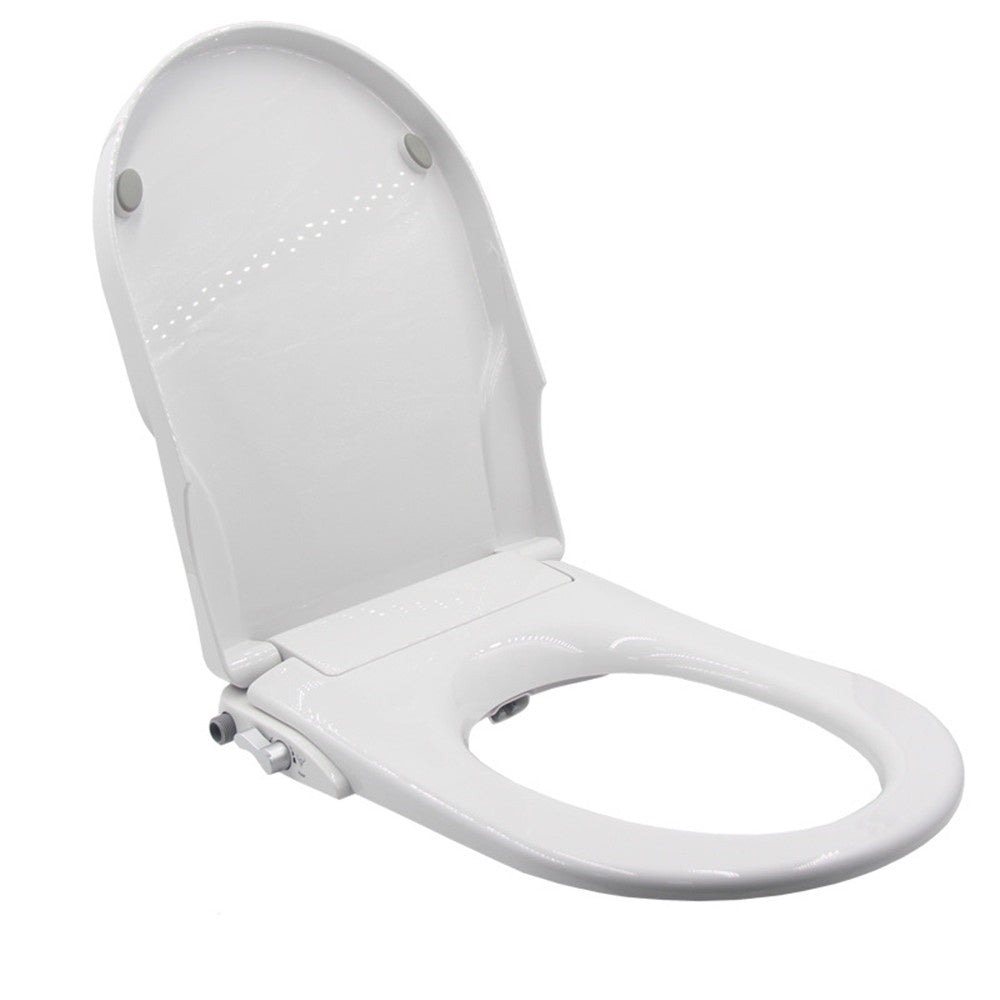 Toilet & Bidet Accessories: Non Electric Bidet Toilet Seat D Cover Bathroom Dual Nozzle Spray Water Wash