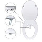 Toilet & Bidet Accessories: Non Electric Bidet Toilet Seat D Cover Bathroom Dual Nozzle Spray Water Wash