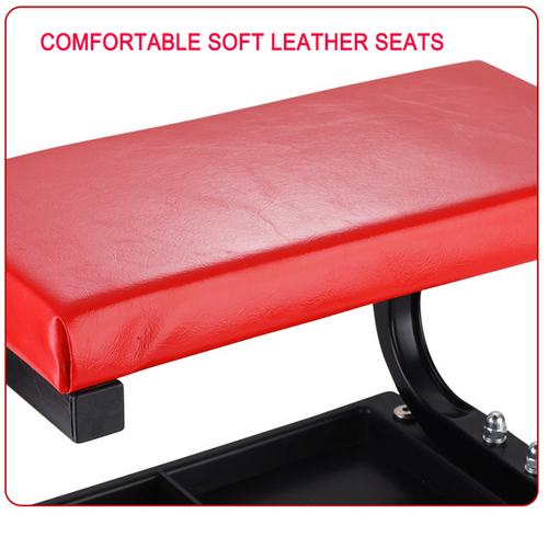 Automotive Repair & Speciality Tools: Padded Rolling Creeper Garage Mechanics Roller Seat Stool Chair with Tool Tray