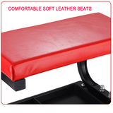 Automotive Repair & Speciality Tools: Padded Rolling Creeper Garage Mechanics Roller Seat Stool Chair with Tool Tray