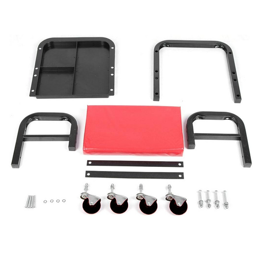 Automotive Repair & Speciality Tools: Padded Rolling Creeper Garage Mechanics Roller Seat Stool Chair with Tool Tray