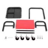 Automotive Repair & Speciality Tools: Padded Rolling Creeper Garage Mechanics Roller Seat Stool Chair with Tool Tray