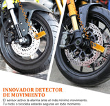 Bicycle Parts: Motorcycle Alarm Disc Lock Motor Bike Brake Security Electric Rotor Bike Lock RED