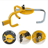Camp Safety Equipment: Heavy Duty Wheel Defender Lock Clamp Tyre Lock 13" 14" 15" Car Caravan Trailer