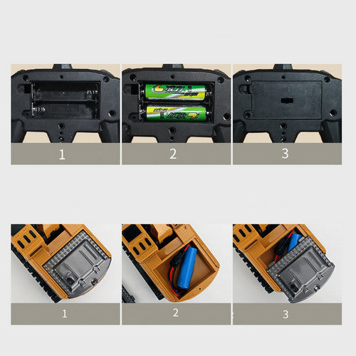 Activity Toys: 1:24 RC Digger Remote Control Excavator Construction Truck Vehicle RC Toys 6CH