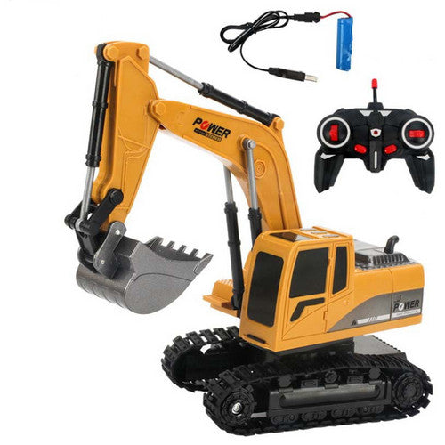 Activity Toys: 1:24 RC Digger Remote Control Excavator Construction Truck Vehicle RC Toys 6CH