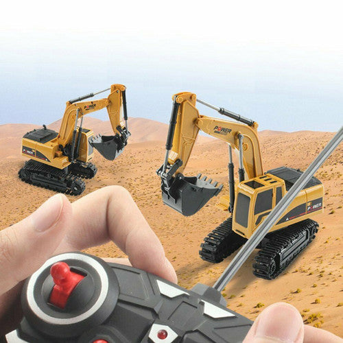 Activity Toys: 1:24 RC Digger Remote Control Excavator Construction Truck Vehicle RC Toys 6CH