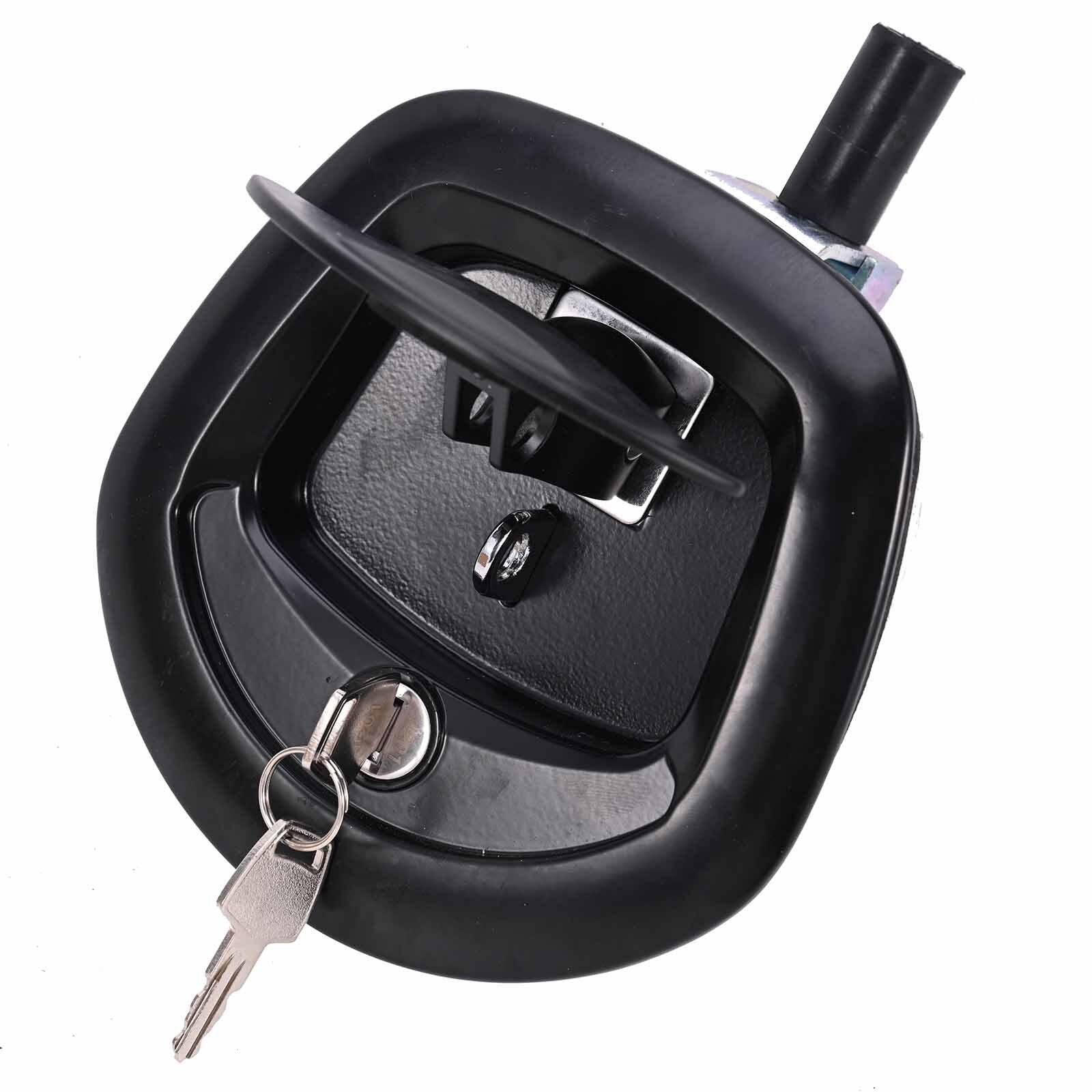Automotive Parts: Black Power Operated Central Locking Handle Whale Tail Lock Recessed Folding 12V